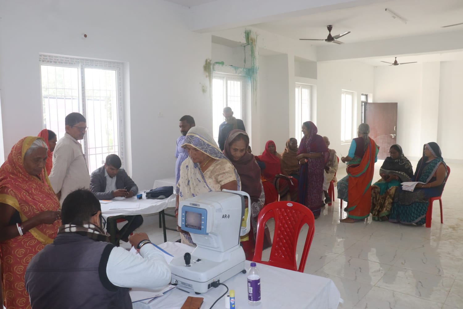 SPHC volunteers providing home-based elderly care support